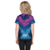 Kids "Raining Hearts" All Over crew neck t-shirt - Image 3