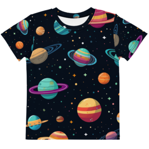 Kids "Vast Space" All Over crew neck t-shirt