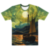 Men's "Ship in the Starry Night" All Over crew neck t-shirt