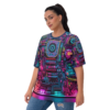 Women's “Circuit Board” All Over crew neck t-shirt - Image 2