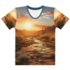 Women's “Arizona Sunrise” All Over crew neck t-shirt