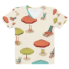 Women's “Beach Day” All Over crew neck t-shirt