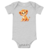 Baby "Baby Lion" short sleeve one piece - Image 4