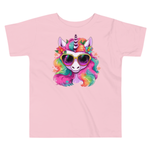 Toddler "Cool Unicorn" Short Sleeve Tee