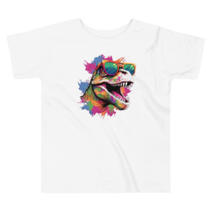 Toddler "Graffiti Dinosaur" Short Sleeve Tee