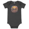 Baby "Graffiti Football Helmet" short sleeve one piece - Image 3