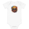 Baby "Graffiti Football Helmet" short sleeve one piece - Image 7