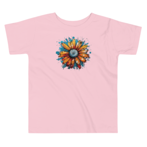 Toddler "Comic Daisy" Short Sleeve Tee