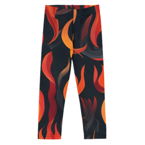 Kid's "These Leggings are Fire!" Leggings