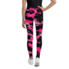 Youth "Pink Camo" Leggings - Image 5