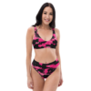 Women's "Pink Camo" high-waisted bikini - Image 4