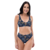 Women's "Neon Palms" high-waisted bikini - Image 5