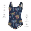Youth "Neon Palms" Swimsuit - Image 4